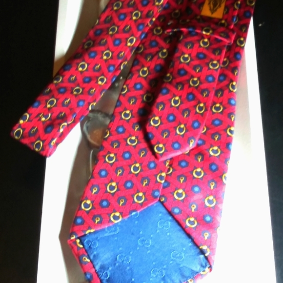 🆕 !!!!!!!SOLD!!!!!!! Authentic Gucci Silk Tie - Picture 4 of 6